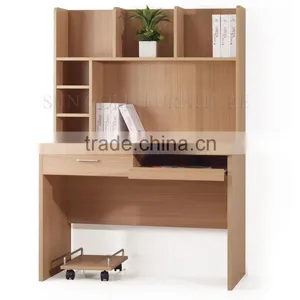 Furniture Foshan China Desk Bookcase Combination Study Table With Bookshelf (SZ-FCB387) thumbnail-6