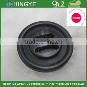 Sedex Audited Factory 2 Pillar Oval Shape Hole Resin Button for Military Garment, Polyester Military Garment Button thumbnail-1