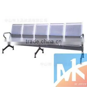 5-seater Silver Cheap Modern High Quality Steel Waiting Room Chairs to Sale for Bus Station thumbnail-1