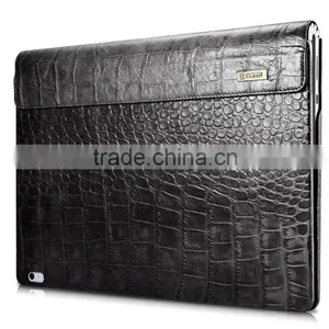 Icarer Luxury Crocodile Grain Genuine Leather Case for Surface Book 13.5 Inch thumbnail-3