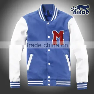 NIKOO Custom Blue/white Fleecy Jackets With Tackle Twilled Logos thumbnail-1