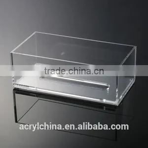 Home Tissue Box Holder Acrylic Napkin Holder Paper Cover Case Box thumbnail-1