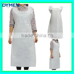 Cheap Disposable HDPE/LDPE/PE Material Wihte Apron thumbnail-2