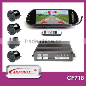 Universal Backup Parking Sensor Mirror Monitor With Bluetooth, Game and Usb Functions thumbnail-1