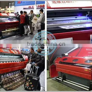Flatbed&roll 1.9M High Precision 1902-W Eco Solvent Flatbed Printer thumbnail-5