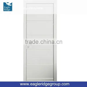 MSPD35 Wooden Doors Design Modern Matte Lacquer Interior Flat Door thumbnail-1