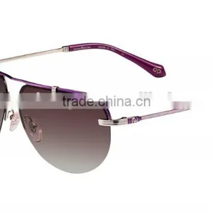 High-end and Full-frame Metal Polarized Sunglasses New Design Pilot Sun Glasses thumbnail-1