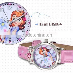Pretty Cartoon Series Kids Watch Cheap Wholesale Fairy Tales Roles Watch for Children thumbnail-2