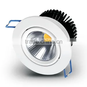 Low Height 52mm Brass Aluminum 6w Cob Led Downlight Dimmable With Factory Price thumbnail-1