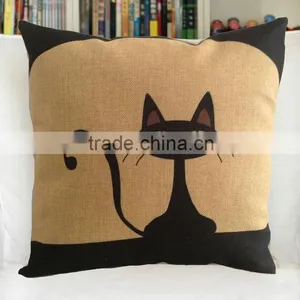 Wholesale & Retails Jute Cushion Covers Pillow Cases Pillow Cover 45x45cm thumbnail-1