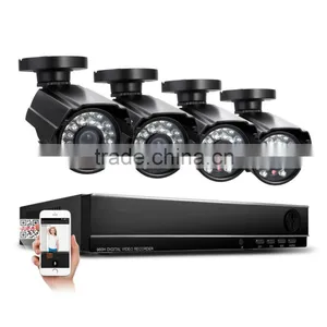 8CH CCTV System 720P DVR 4PCS 1200TVL IR Weatherproof Outdoor CCTV Camera Home Security System Video Surveillance Kits thumbnail-1