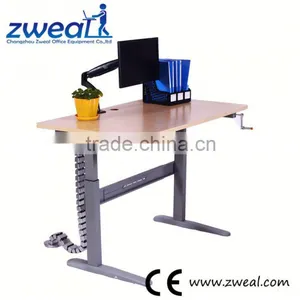 Modern Glass Top Office Desks Factory Wholesale thumbnail-1