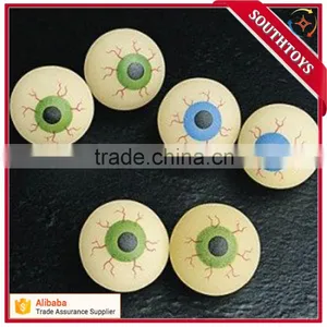 Glow in the Dark Halloween EYE Ball Bouncy Balls 25 Mm Size Eyeballs thumbnail-2