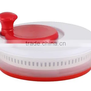 Food Grade Easy Use Vegetable Tools OEM Collapsible Salad Spinner thumbnail-1
