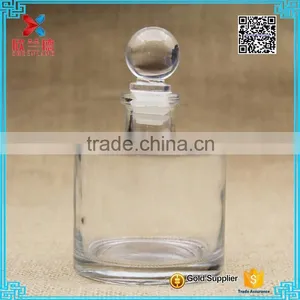 200ml High Quality Round Fragrance Aroma Diffuser Glass Bottle With Cork Supplier's Choice thumbnail-2