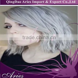 70cm Long Wavy Grey Hair Anime Cosplay Wigs Fancy Cosplay Lace Front Wig thumbnail-3