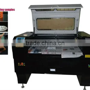 Guangzhou CO2 Laser Cutting Machine K9060 for Clothing Footwear Luggage Business thumbnail-1