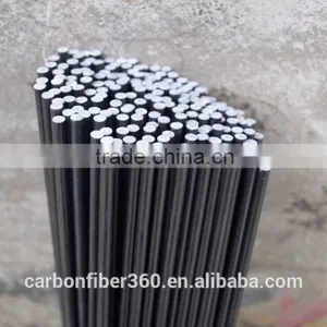 High Quality Pultruded Carbon Fiber Solid Rod, High Strength Solid Carbon Fiber Rod thumbnail-2
