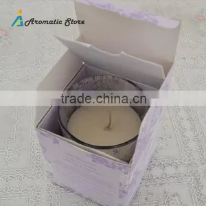 Soybean Wax Candle in Decal Glass Jar thumbnail-4