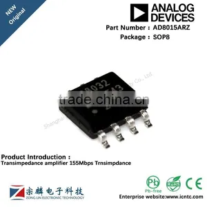 Genuine Original AD8015ARZ SOP8 SOP8 AD8015 Transimpedance Amplifier thumbnail-1