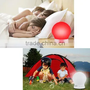 Portable Mini Bluetooth Speaker Night Lamp With Alarm Clock Function thumbnail-5