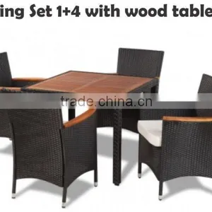 PE Poly Wicker Rattan Outdoor / Garden Furniture - Dining Chair thumbnail-3