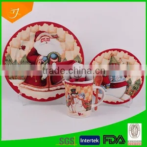 Santa Design Dinnerware,Christmas Gift thumbnail-2