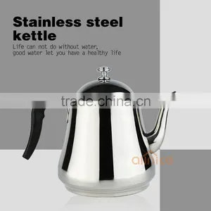 2L Polished Finish Comfortable Pouring Stainless Steel Water Kettle With Filter Screen and Riveted PP Handle thumbnail-1