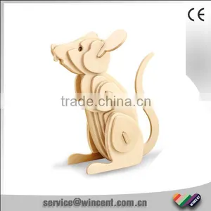 Mice Assembling 3D Wood Jigsaw Puzzle thumbnail-1