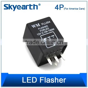 Auto Thermal Flasher Electronics Flasher 12V 24V 150W WM FLT552 4P thumbnail-6