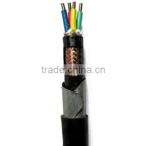 PVC Insulated Sheath Cu Conductor Multicore Control Power Cable Copper Braid Shielding Steel Tape Armored Fire Proof Low Halogen thumbnail-1