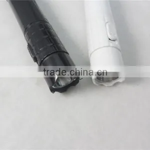 2015 New Plastic LED Torch Flashlight Ballpoint Pen thumbnail-3