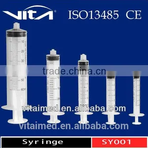 2015 Hot Sale and Disposable Syringe (luer Lock & Luer Slip) SY001 With Iso Cetificate thumbnail-1