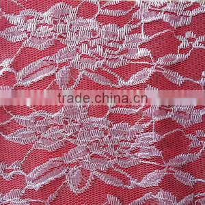 Large Peony Flower Polyester Lace Fabric Bulk Lace Fabric thumbnail-1