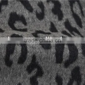 Wholesale Super Fine Woolen Jacquard Merino Wool Interlock Fabric for Winter Coats thumbnail-1