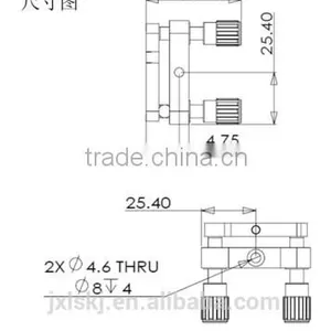 XY Multi-dimension Kinematic Optical Mirror Mounts HTMM25-O thumbnail-2