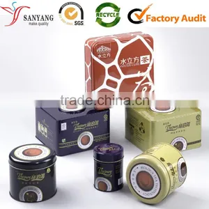 Factory Made Metal Tin Canister for Tea Packaging Storage Shipping Box Chinese Tea Set Gift Box Supplier's Choice thumbnail-1