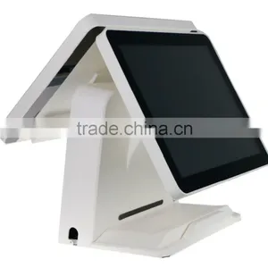 SUP-SPOS507 15" Dual Screen Pos System / Touch Screen Ordering System / Windows & Linux thumbnail-1
