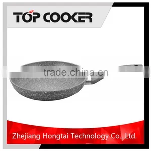 Forged Grey Color Aluminum Non Stick Marble Fry Pan thumbnail-1