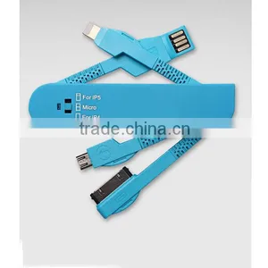 3 in 1 Swiss Army Knife Multi-function Usb Charger Cable thumbnail-5
