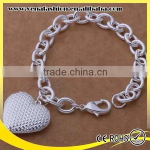 Plated Heart Premier Designs Bracelet Jewelry, 925 Sterling Silver Bracelet Supplier's Choice thumbnail-1