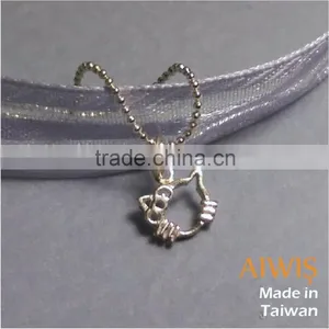 Trend Creative Sliver Cat Necklace New Fashion Jewellery thumbnail-2