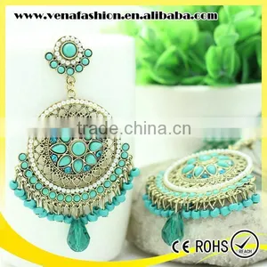 Vintage Bohemia Model Hanging Diamond Earring for Girls thumbnail-1