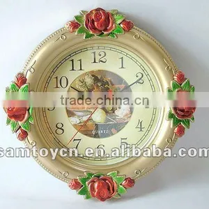 6 Rose Styles Classical Wall Clock SM097806 thumbnail-1