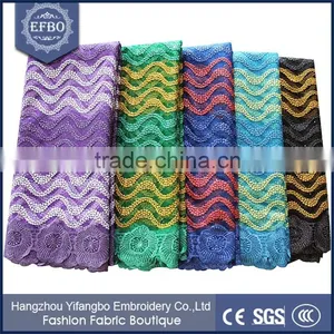 Embroidery Tulle Lace Fabric African for Wholesale Wedding Dress Lace Fabric thumbnail-6