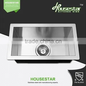 4944-1 New Product High Quality Undermount Single Bowl Handmade Stainless Steel Kitchen Wash Sink thumbnail-2