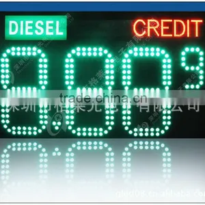 Express Wireless Control GPRS Single/dual Color Led Gas Price Sign for Gas Station thumbnail-1