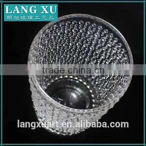 LX-B047 Bead Design Thick Stem Crystal Red Wine Glass thumbnail-5