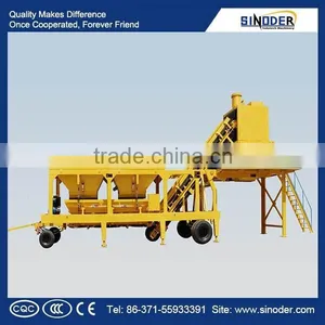 Sinoder Brand HZS Series Concrete Mix Plant Small Concrete Batching Plant Portable Cement Plant thumbnail-3