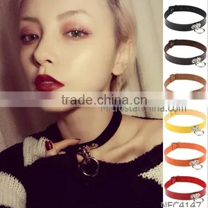 IN STOCK Vintage Silver Black Charm Choker Necklace For Sale Quality Choice thumbnail-2